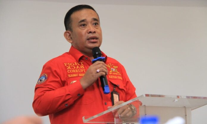 Ketua Umum Badan Peneliti Independen Kekayaan Penyelenggara Negara dan Pengawas Anggaran Republik Indonesia (BPI KPNPA RI), Rahmad Sukendar, memberikan apresiasi Ketegasan Kasi Intel Kejari Sijunjung Dian Affandi Panjaitan SH.MH