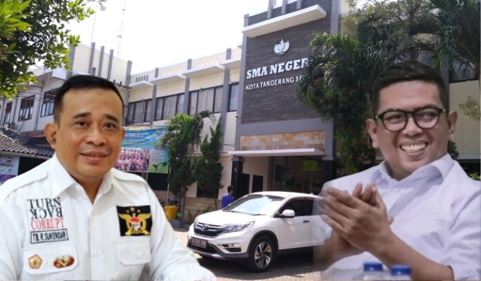 Desak Gubernur Banten mundur jika tak mampu atasi konflik penyegelan sekolah di Tangsel. Aksi penyegelan terhadap akses masuk tiga sekolah negeri di Kota Tangerang Selatan, yakni SMAN 3, SMAN 6, dan SMAN 10, masih terus berlanjut.