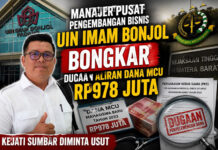 Manajer UIN Imam Bonjol Laporkan Dugaan Kejanggalan Dana MCU Rp978 Juta ke Kejati Sumbar Manajer UIN Imam Bonjol Laporkan Dugaan Kejanggalan Dana MCU Rp978 Juta ke Kejati Sumbar